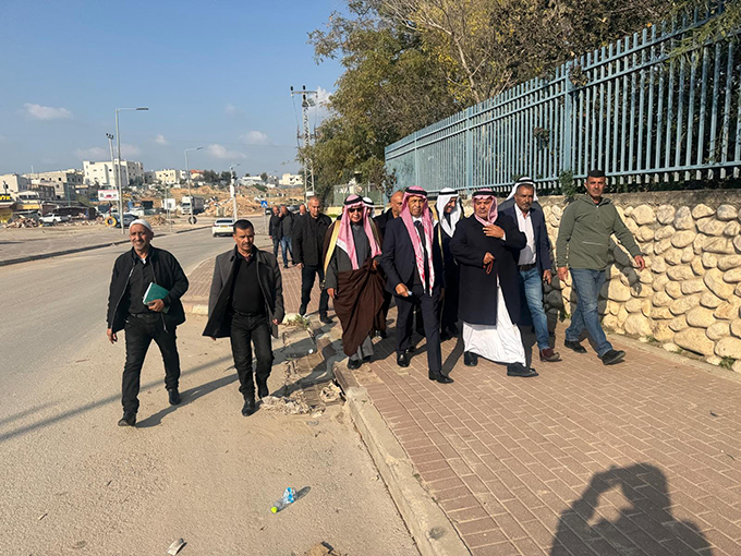  اجراء مراسم الصلح بين عائلتي أشوي وابو صويص الكريمتين